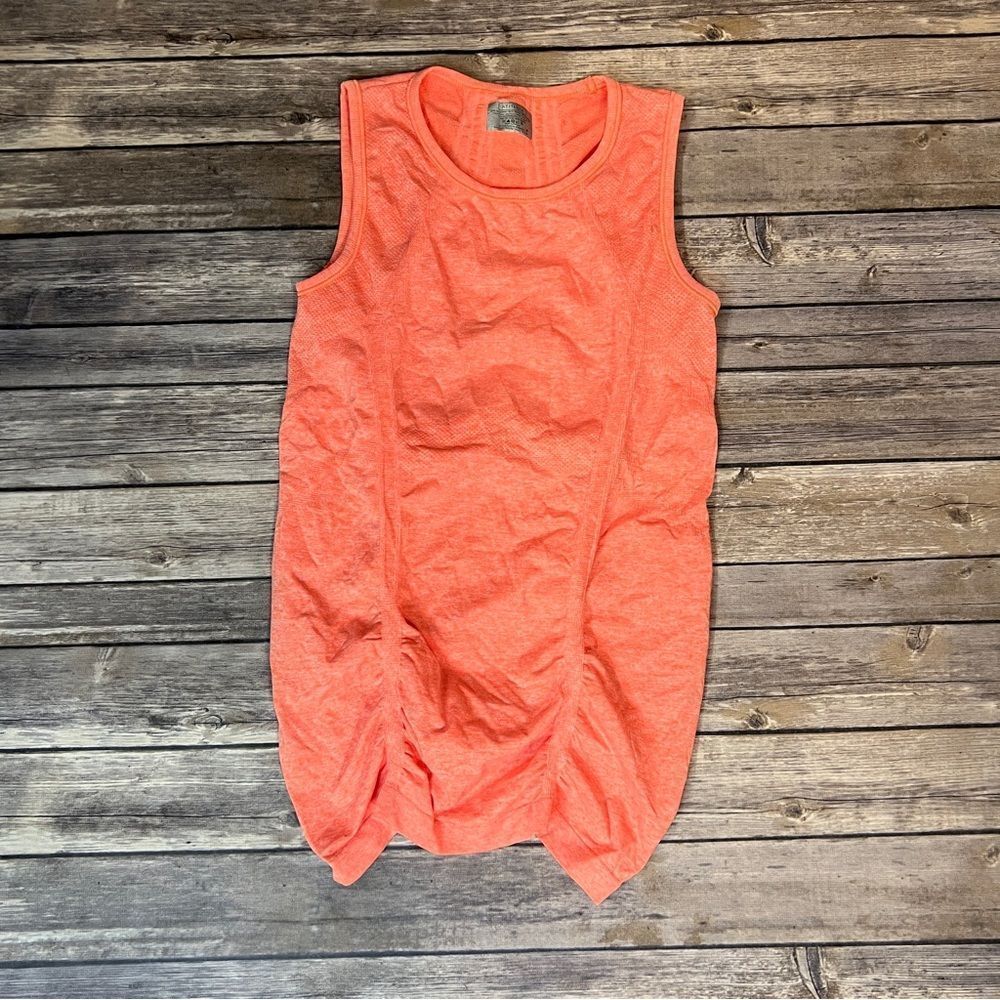 Athleta - Bright Orange Cinch Tank, Size Small